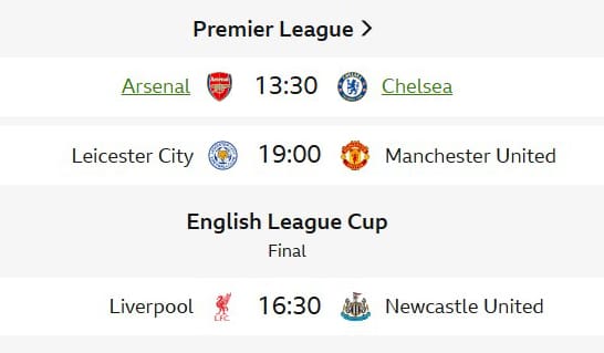 Live Sport on TV – 16th March 2025